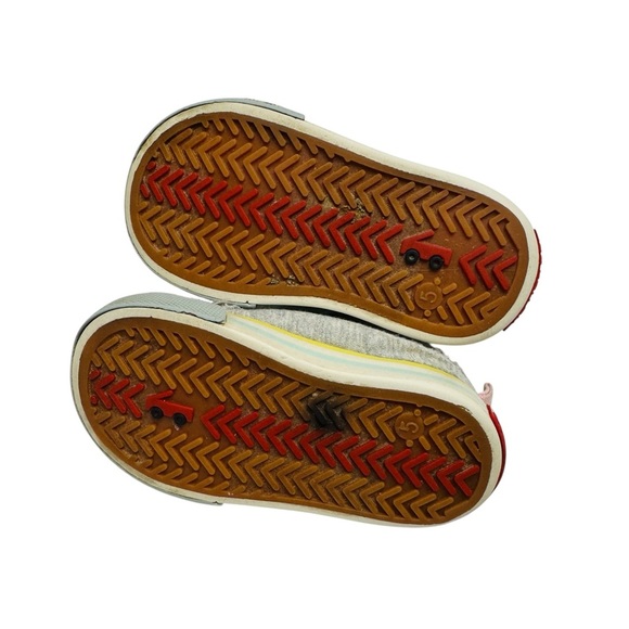 See‎ Kai Run Toddler Size 5 Rainbow Gray Sneakers Hook & Loop Strap - Picture 9 of 12